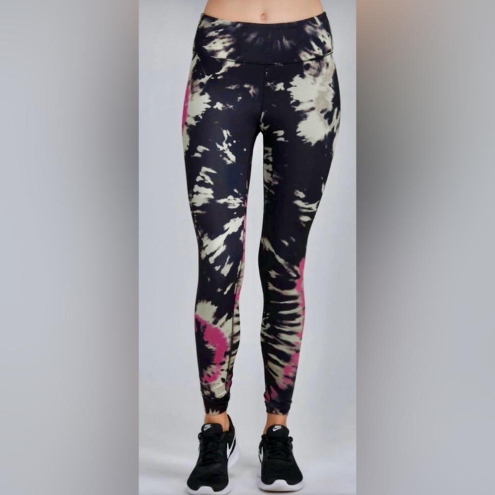 Noli Yoga Tie Dye Festival Leggings M Bandier $107